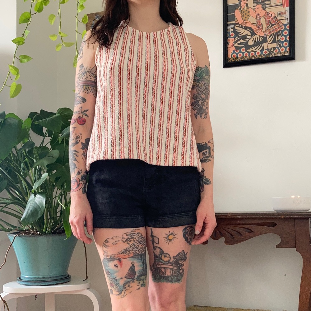 Madewell terricloth blouse